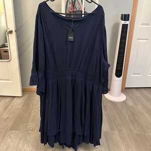 Torrid Navy Blue Dress 5x NWT